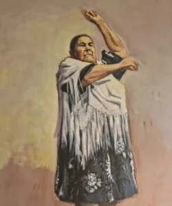 brazo alzado