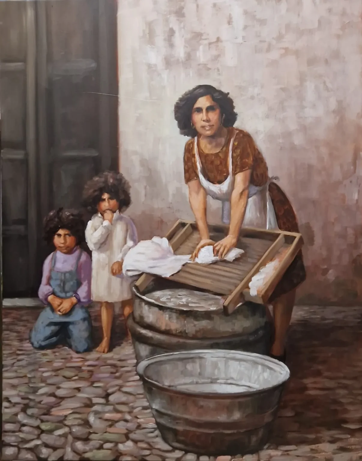 Obra Lavandera de Luis Márquez Carrasco